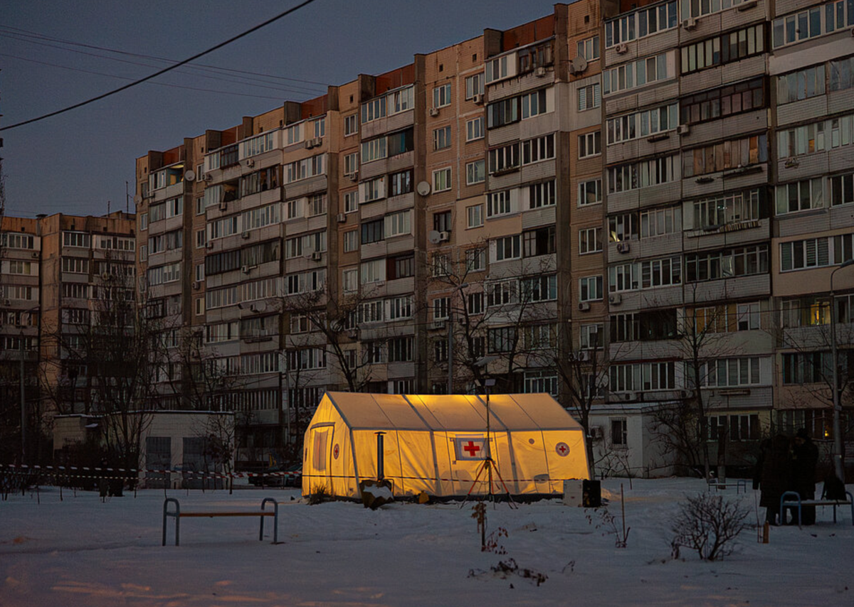 Bei Minusgraden ohne Heizung und Strom DRK weitet seine Hilfe für die Ukraine aus